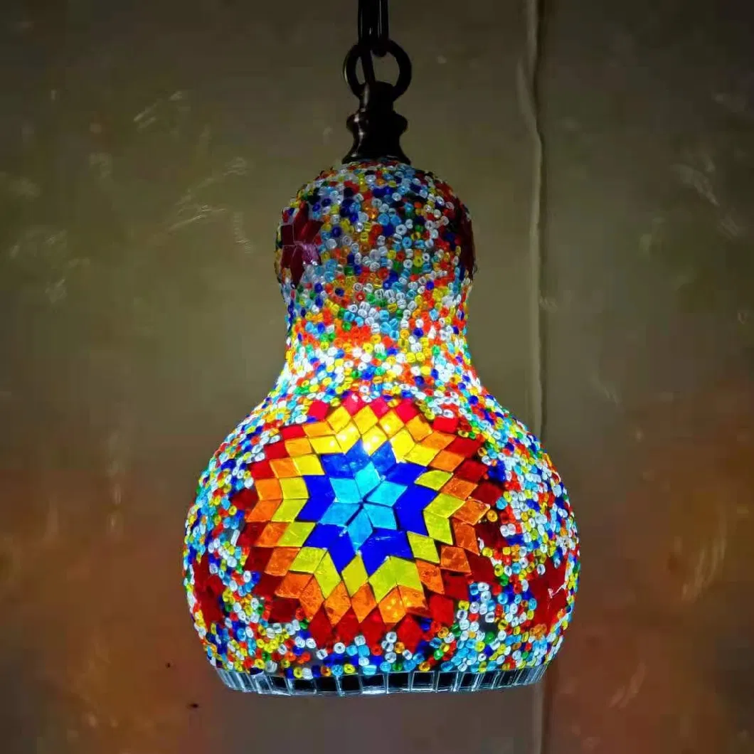 Turkish Moroccan Hanging Ceiling Mosaic Lamp Pendant Chandelier Light