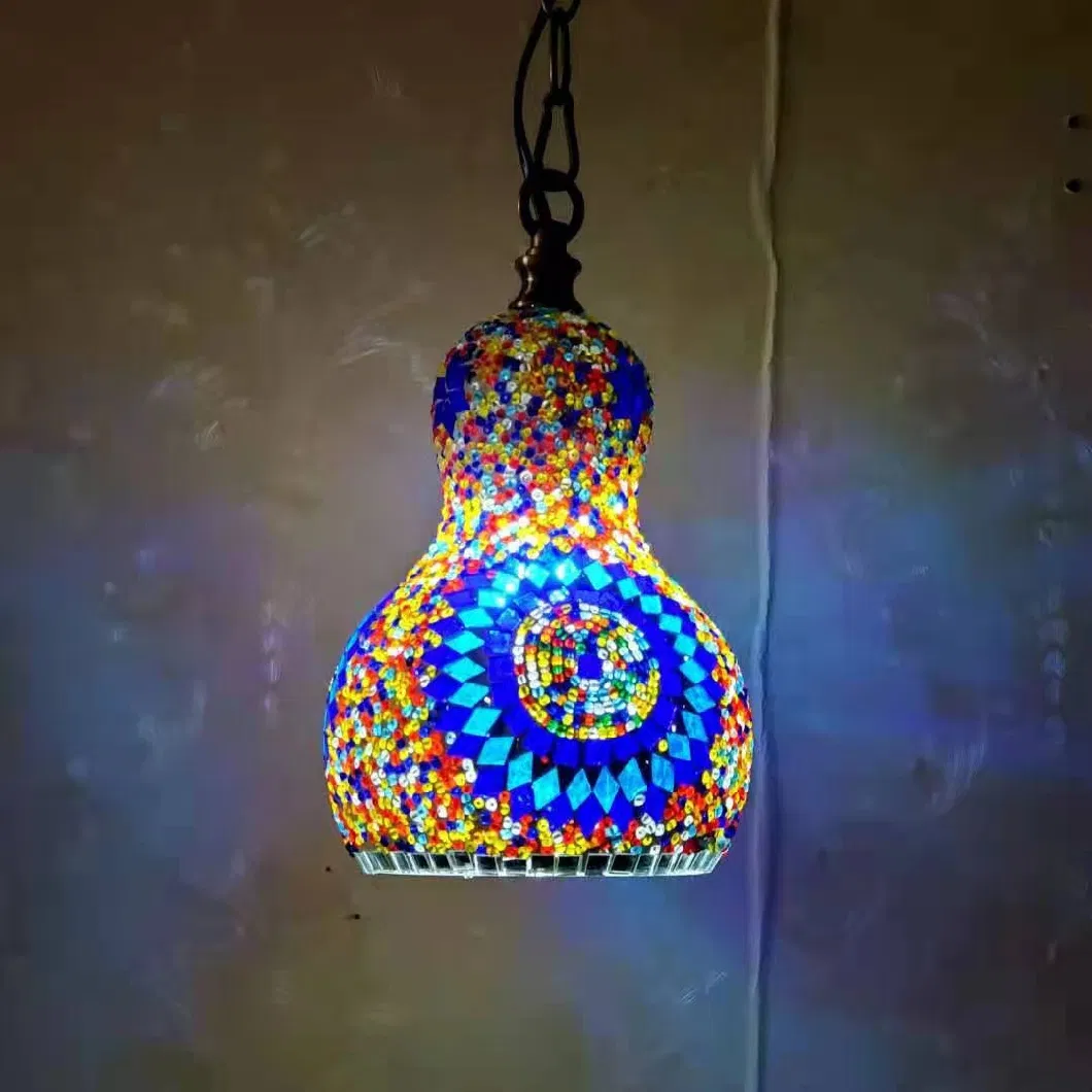 Turkish Moroccan Hanging Ceiling Mosaic Lamp Pendant Chandelier Light