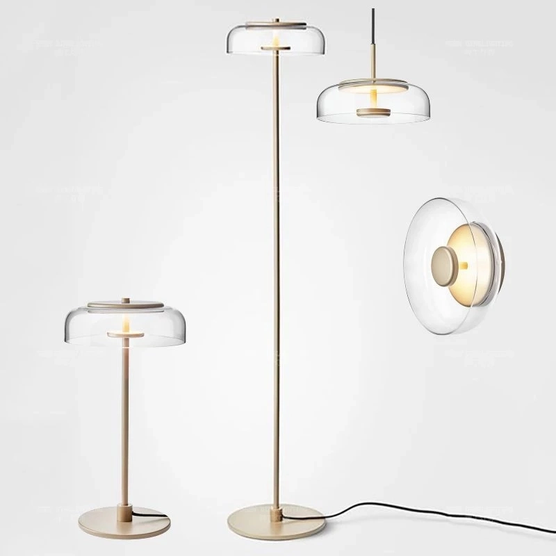 Postmodern LED Floor Lamp Nordic Gold Iron Floor Lamps for Living Room Stand LED Light (WH-MFL-120)