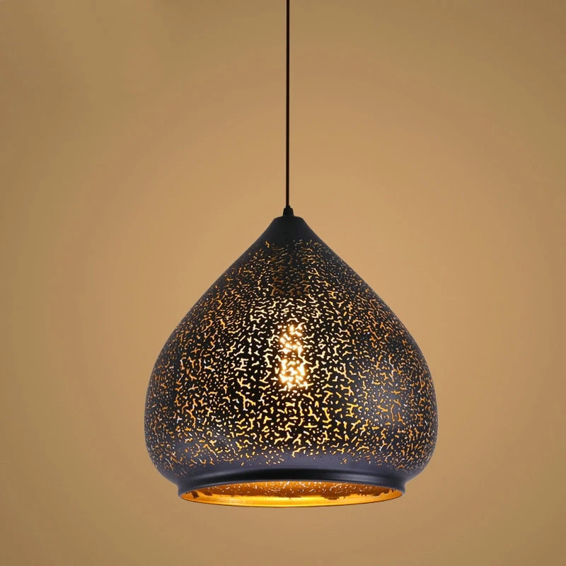 Modern Iron Art Drop Light Energy Saving Light Decoration Moroccan Hanging Pendant Lamp (WH-DC-67)