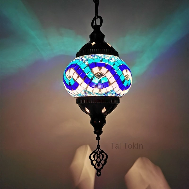 Turkish Moroccan Mosaic Ceiling Hanging Tiffany Pendant Light
