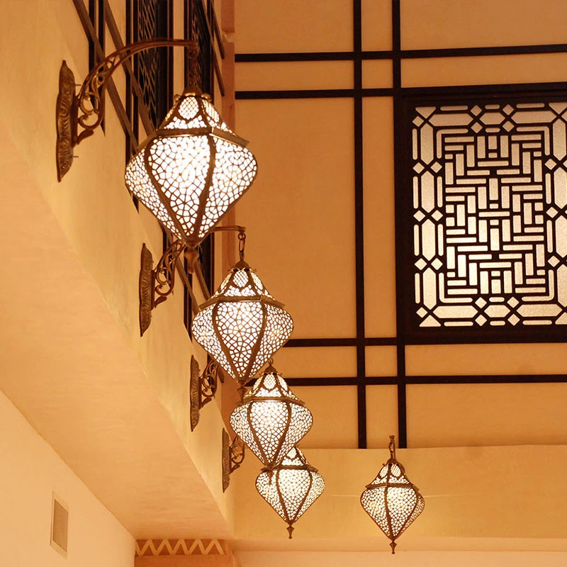 Guzhen Lighting Hotel Large Lobby Moroccan Islam Crystal Lighting Islamic Chandelier (WH-DC-54)