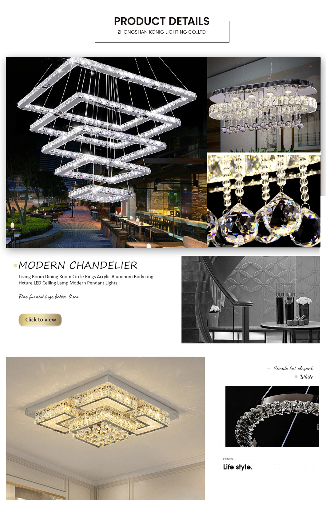 Modern LED Disco Chandelier China Modern Top Turkish Hot Seals Antique Metal Large LED Luxury Crystal Chandelier