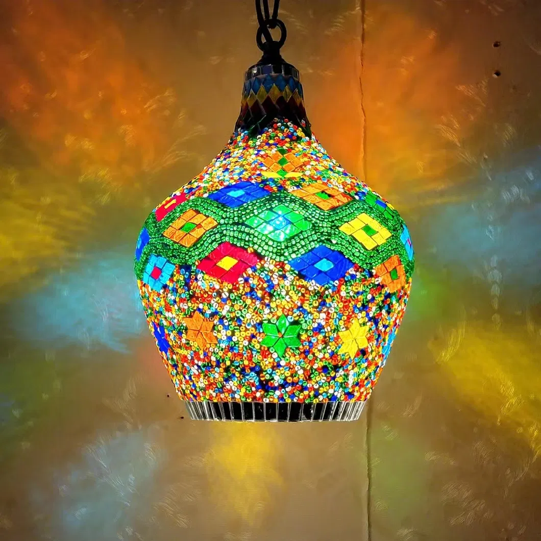 Turkish Moroccan Mosaic Ceiling Hanging Light Lamp Chandelier Pendant Fixture Lantern