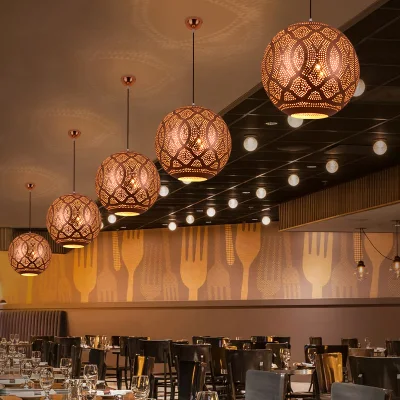 Gold Chandelier Hotel Lighting Turkish Gold Pendant Lights (WH