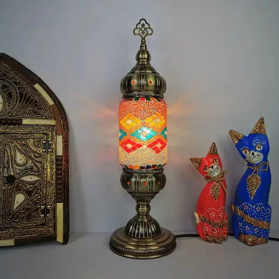 Southeast Asia Table Lamp Mediterranean Turkish E14 Table Lamps for Bedroom Bedside (WH